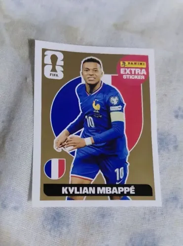 Extra Ouro Mbappé - Copa do Mundo 2026 Panini - Rara