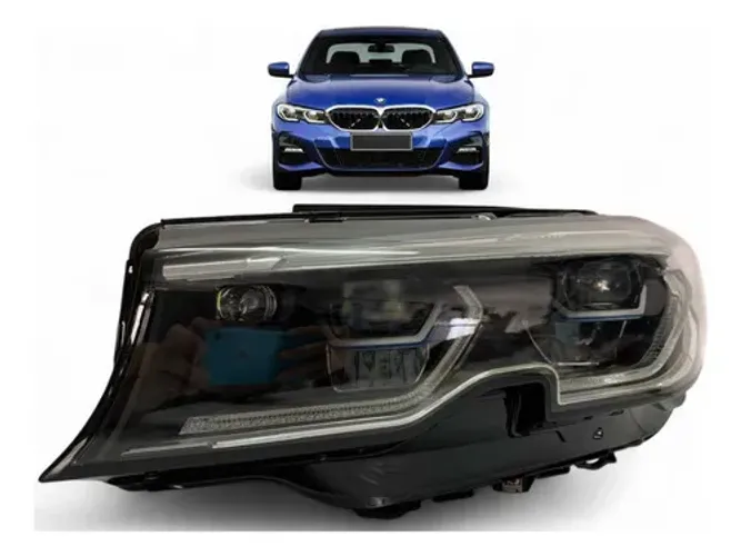 Farol Bmw 330i 340i Laser Esquerdo 2019 A 2022 Original Esquerdo/motorista