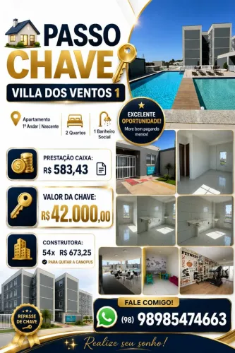 Villa dos ventos 1 repasse de chave na mão