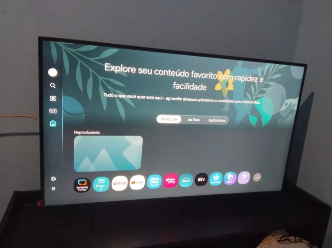 Tv smart Samsung , 43 polegada menos de 3 meses de uso