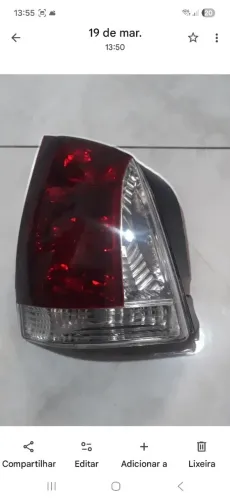 Lanterna original esquerda Fiat Palio Economy 2011