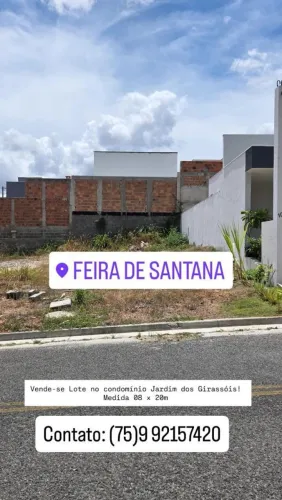 Lote no Condomínio Jardim dos Girassóis 