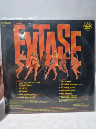 Disco Vinil Êxtase - LP Nacional Som Livre - Vinil Vintage