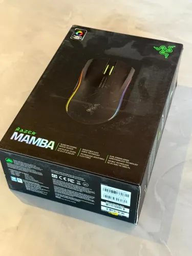 Mouse Razer Mamba Wireless + Charging Dock - Edição Chroma 16.000 DPI