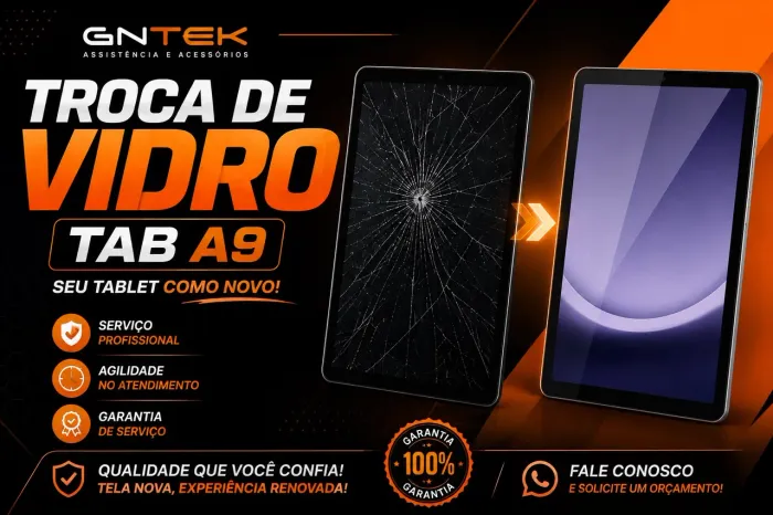 Troca de vidroTab A9 SM-X115
