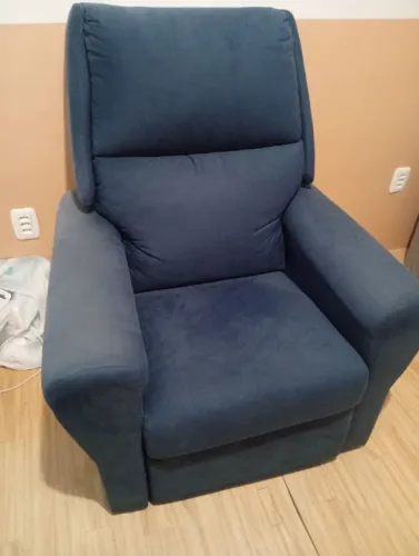 Poltrona azul ótimo estado