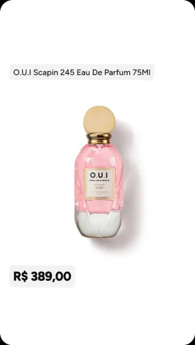 Perfume Scapin 245 O.I.U 75 ml