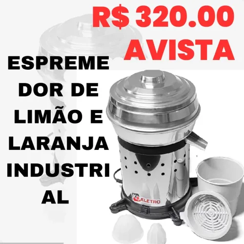 Espremedor de laranja e limão industrial