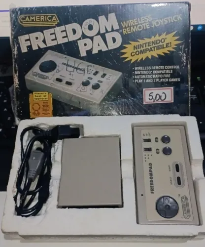 Freedom Pad Wireless Remote Joystick (Camerica) Controle sem fio para NES Nintendo