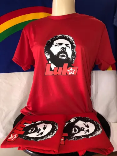 Camisa de Lula infantil 8 e 10 anos