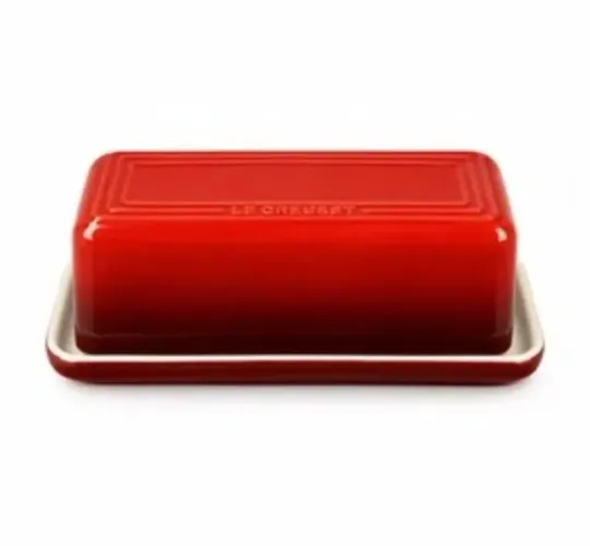 Manteigueira Retangular Flame Ou Vermelha Le Creuset