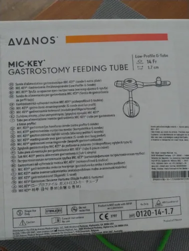 Kit pra botton de gastrotomia Mic Key 14 Fr 1.7 cm