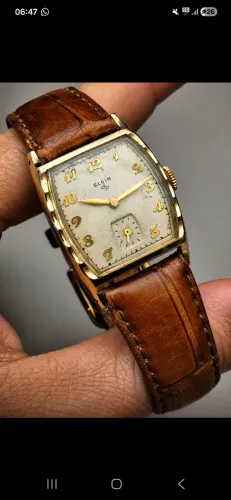 Relógio Elgin Vintage Art Déco USA Original Cal. 683 17 joias Anos 50/60