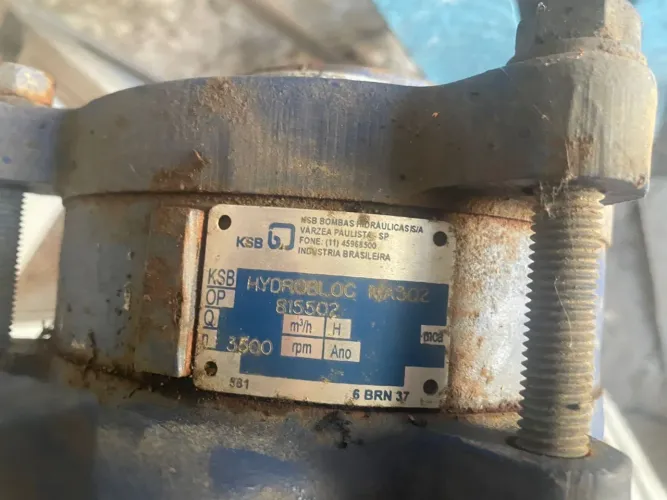 Bomba centrífuga KSB 3,0 CVs trifásica 