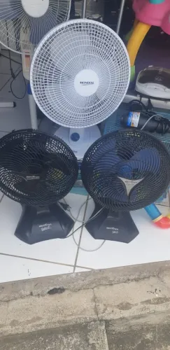 Ventiladores usados funcionando