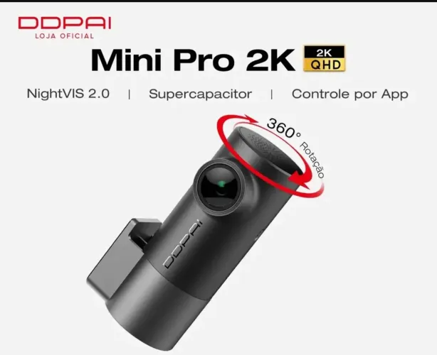 Câmera Veicular DDPAI Mini Pro 2K 1440P