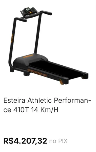 ESTEIRA ATHLETIC SEMI-NOVA MESMO!!!