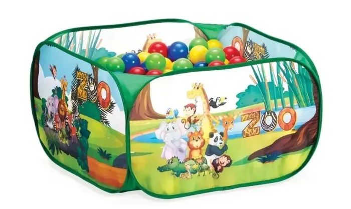 Piscina infantil c/100 bolas + 500 bolas extra