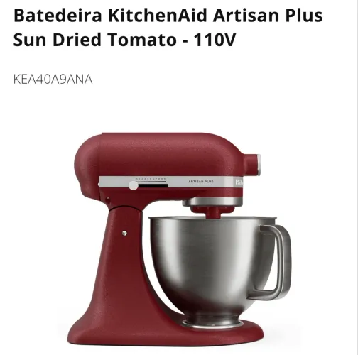 Batedeira Kitchenaid 110 volts
