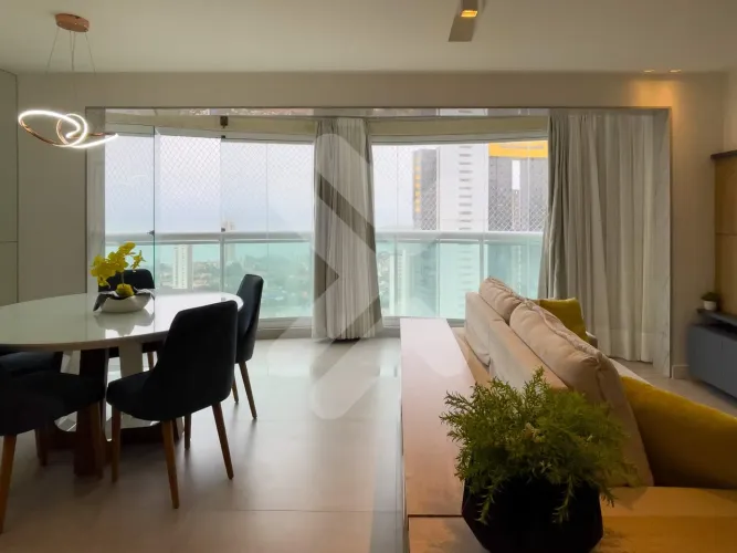 Apartamento Mobiliado para Locação em Ponta Negra | Andar Alto | Vista, Conforto e Pronto 