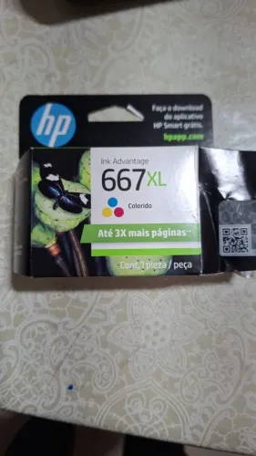 Cartucho HP 667 XL Colorido