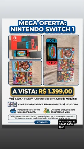 Vídeo Game Nintendo Switch 1