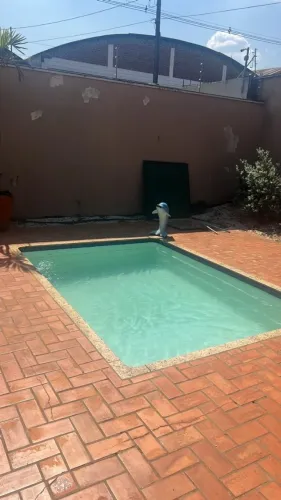 Piscina de fibra 2x4 com motor e bomba zero