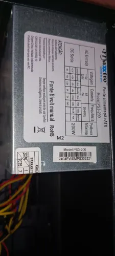 Fonte Maxxtro 200W