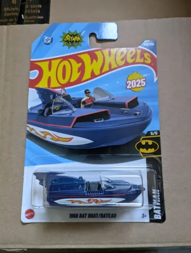 Bat Boat Hot Wheels - Barco do Batman 