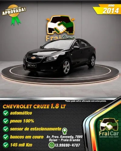 Chevrolet Cruze LT 1.8 16V Flexpower 4P Aut. 2014