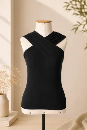 Blusa em malha de algodão Yessica - Tam P