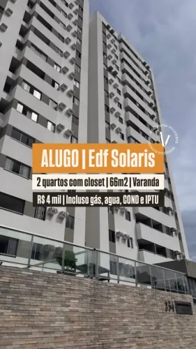 Apartamento para locação no SOLARIS MD, POÇO, Maceió, AL