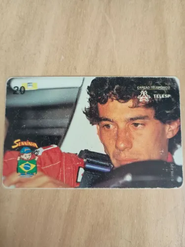 Cartão telefonico Ayrton Senna coleção.