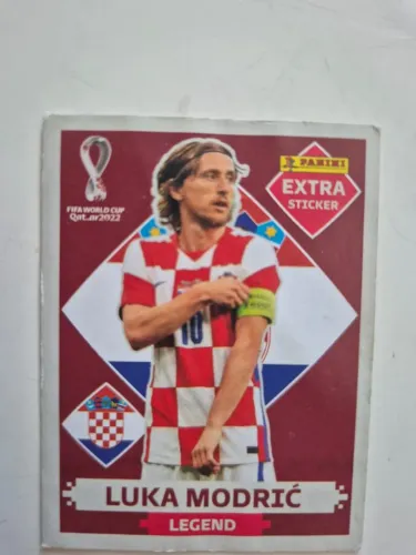 Figurinha Modric Legend Bordô Copa 2022