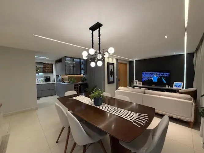 Apartamento Mobiliado de 127m² com 03 Suítes no Brisamar