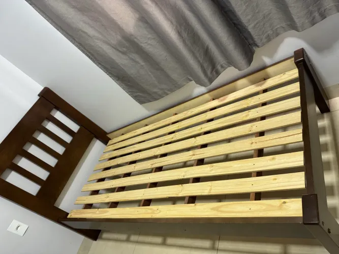 Cama solteiro madeira