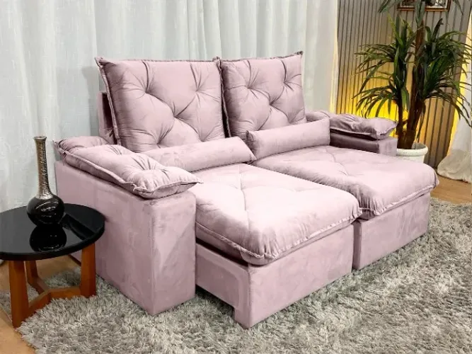 Sofás 2 e 3 Lugares, Retrátil, Reclinável, Chaise, Canto e Sob Medida.