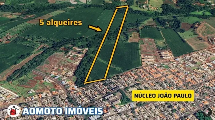 Sítio para loteamento e expansão imobiliária