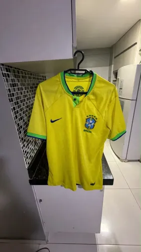 Camisa Seleção Brasileira Nike 2022 Original Dri-FIT Tam. M