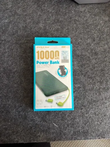 Carregador Portátil Pineng 10.000 mAh Branco - Novo