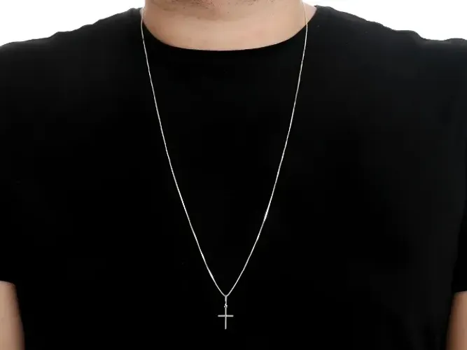 Corrente 70cm prata pura+certificado+frete grátis+limpa prata