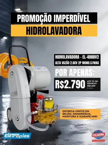 LAVADOURA DE ALTA PRESSAO ELETROPLAST 4000 V2 ENTREGA GRATIS