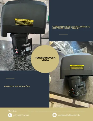 Conjunto filtro de ar completo (Motores 13,0hp / 15,0hp)