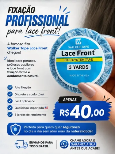 Fita adesiva para cabelo