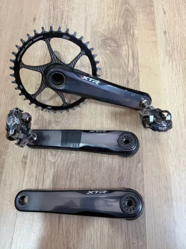 Pedevela XTR M9100 com medidor de potencia 4i