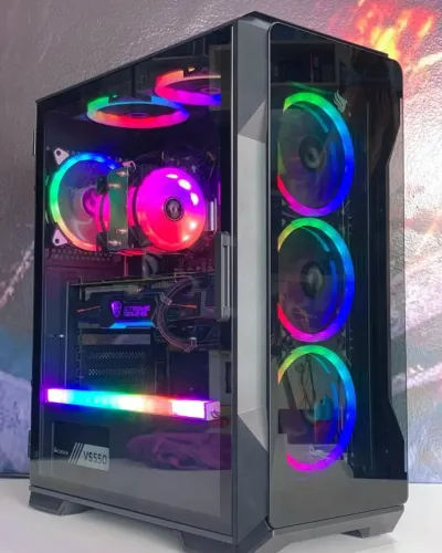 PC Gamer I5 9500, GTX 1060 6GB, 16GB RAM, SSD 500GB, B360, Gabinete Pichau Pouter