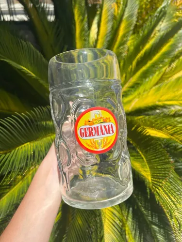 Caneca de chopp vidro 1 litro Germânia