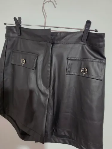 Short couro sintético COM ETIQUETA