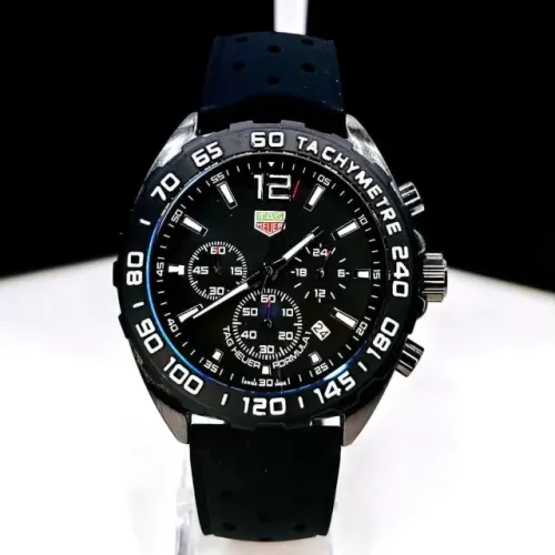 Relogio Tag Fórmula 1 - Preto - Pulseira de silicone