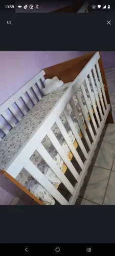 Berço a venda não faço entrega, ele tá montado, pra vender logo, Menor valor.